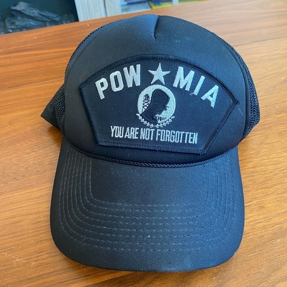 POW MIA You Are Note Forgotten Fighter Hat